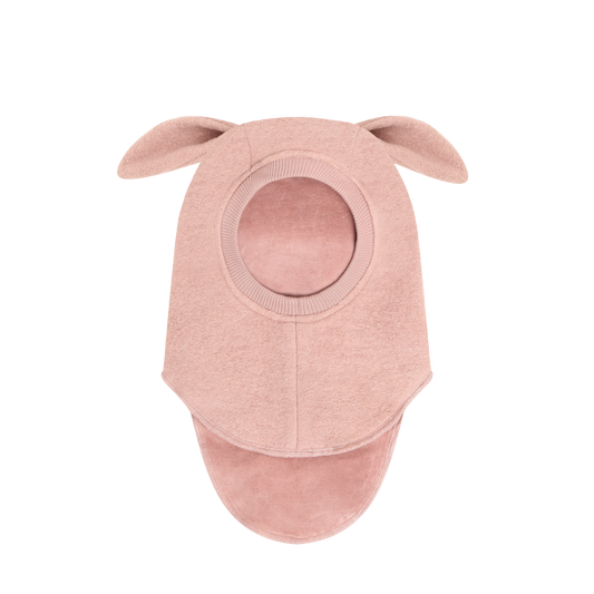 HUTTEliHUT Bunny Ears Wool Balaclava Deauville Mauve