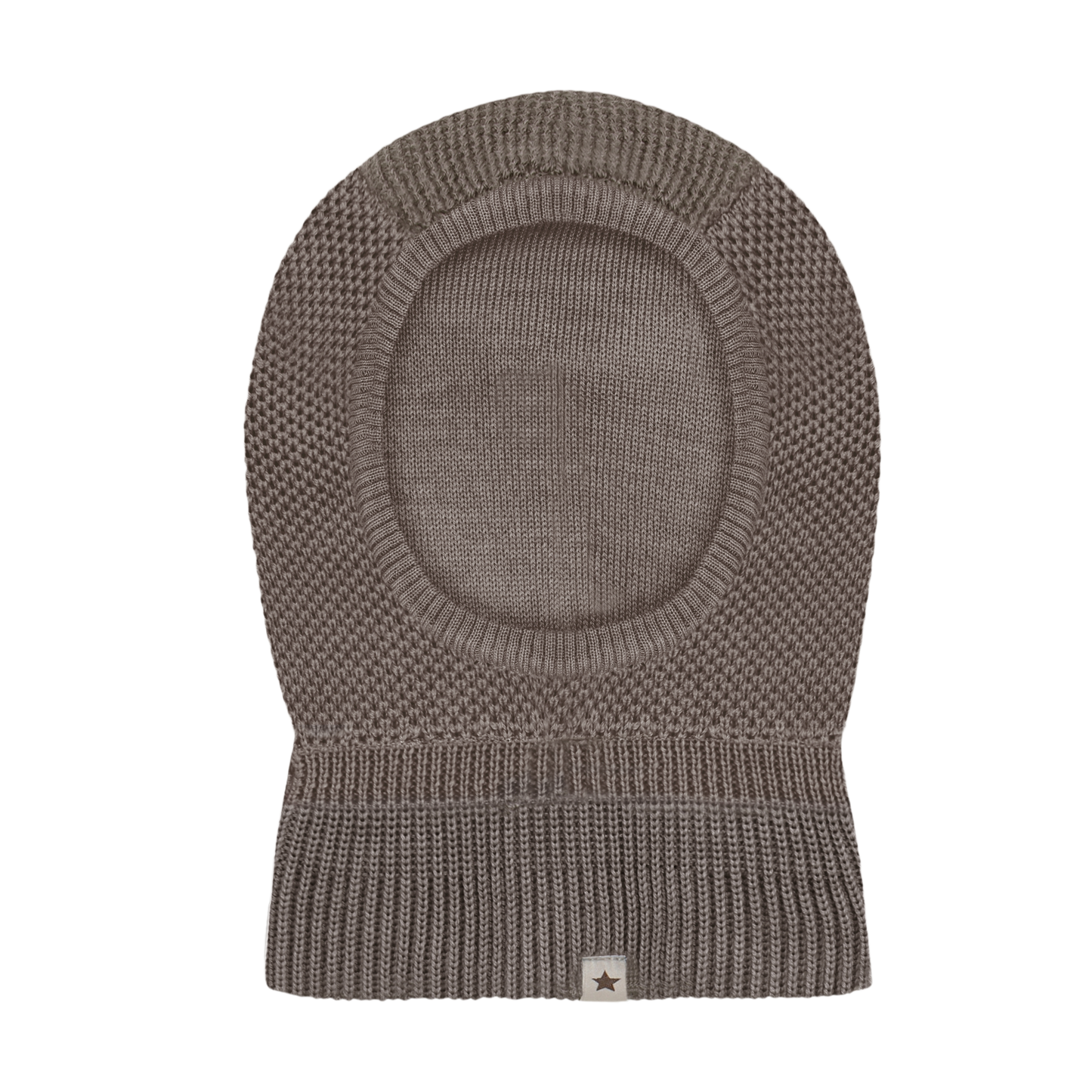 HUTTEliHUT Kids Merino Wool Windstop Balaclava Cinder Melange