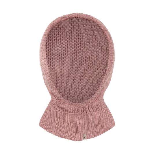 HUTTEliHUT Kids Merino Wool Windstop Balaclava Woodrose