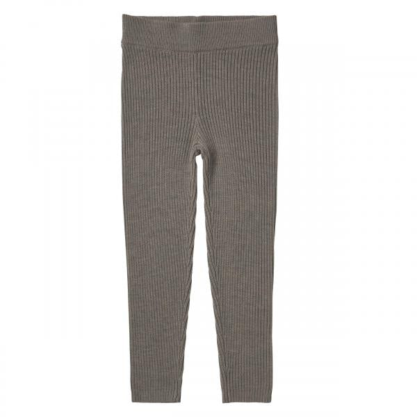 Organic Merino Wool Leggings Grey