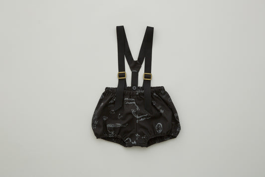 Aurora Tarina Printed Bloomers Black