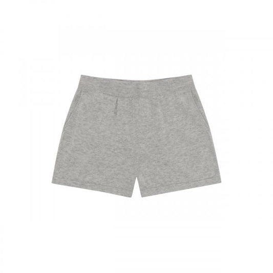 FUB Organic Cotton Minimalist Knit Short Light Grey