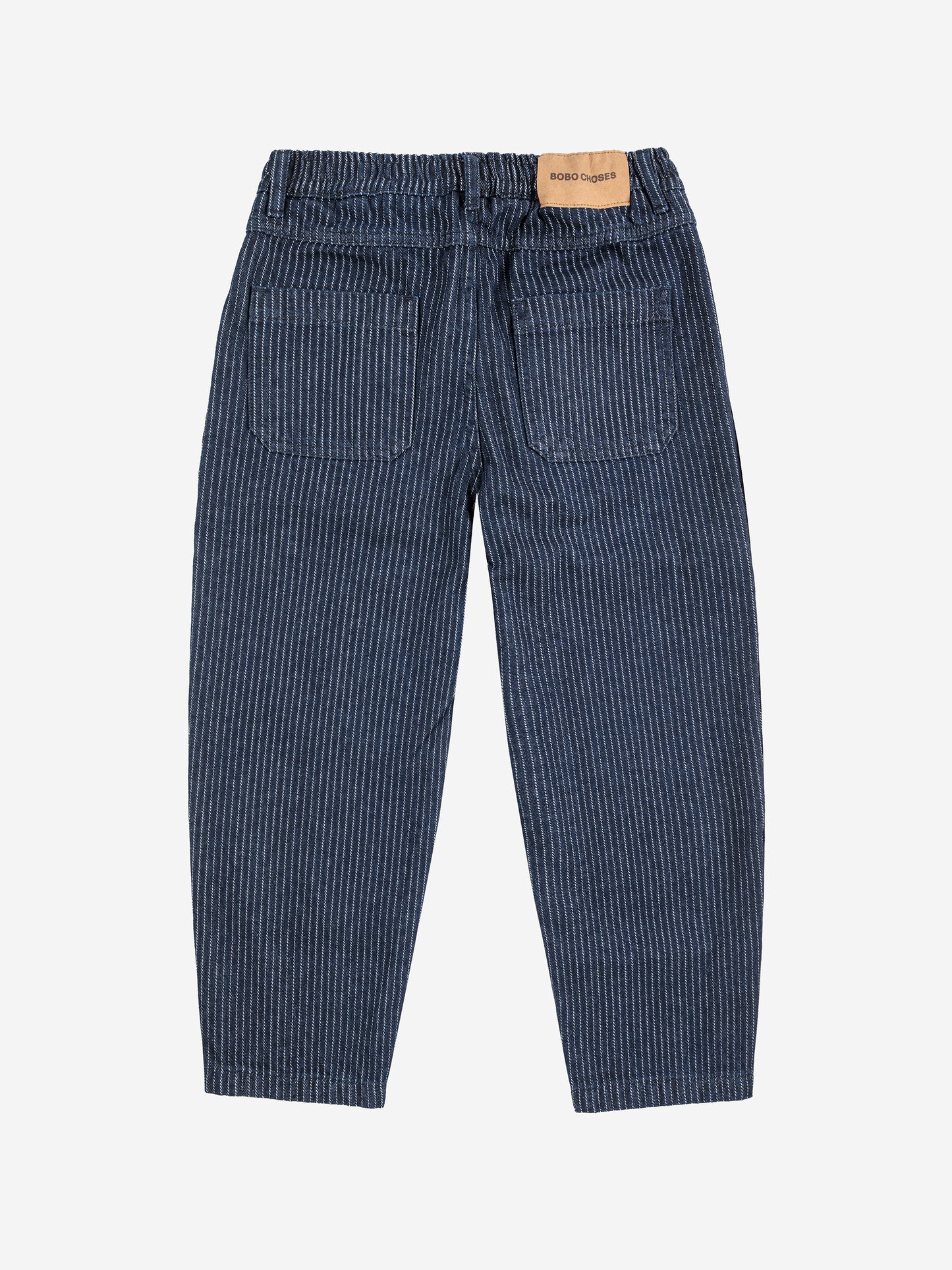 Tic Tac Toe Organic Cotton Denim Pants Navy Blue