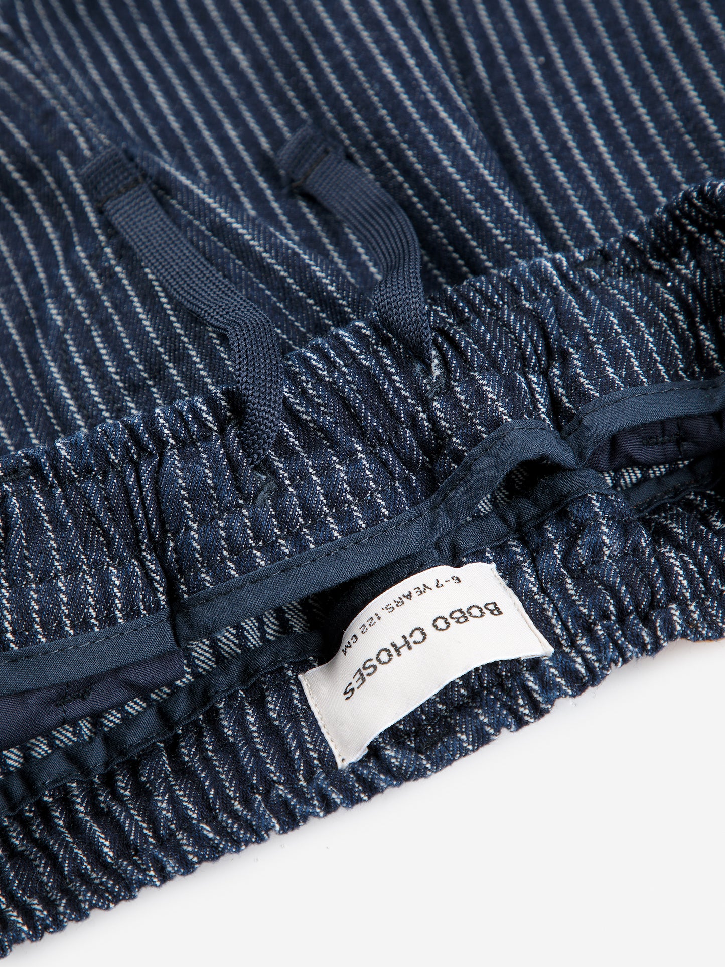 Tic Tac Toe Organic Cotton Denim Pants Navy Blue