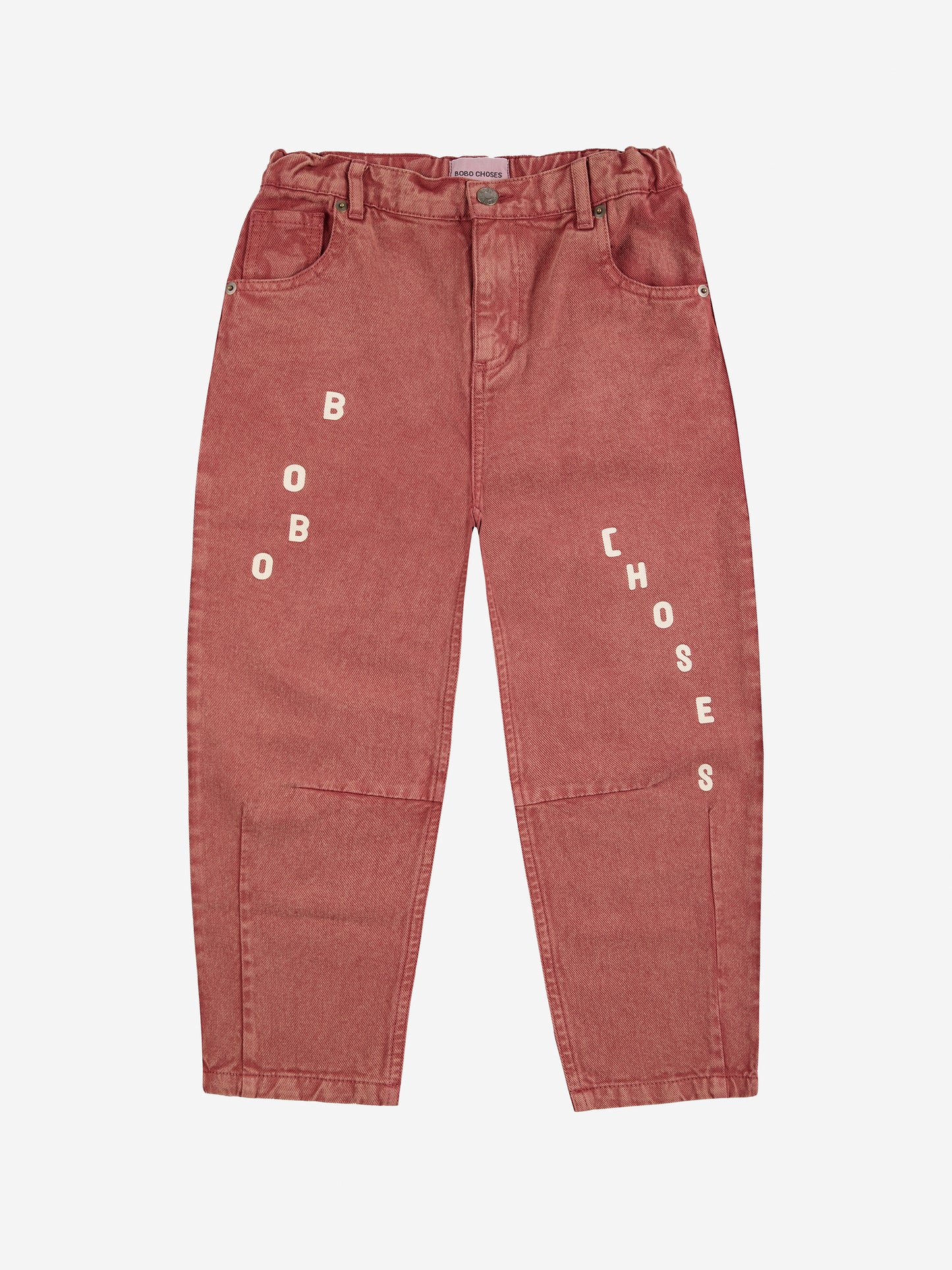 Bobo Choses Organic Cotton Denim Pants Brown