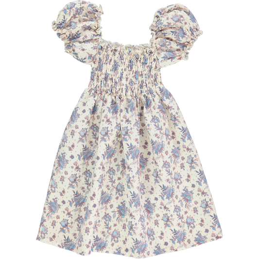 Fleur Dress Sky Rose