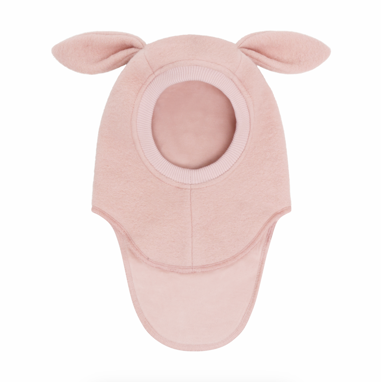 HUTTEliHUT Bunny Ears Wool Balaclava Rose Smoke