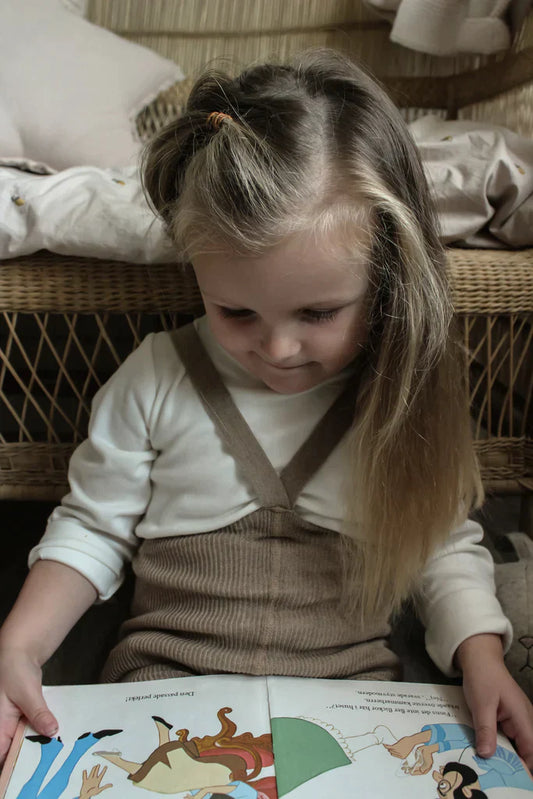 Footless Organic Cotton Tights Peanut Blend