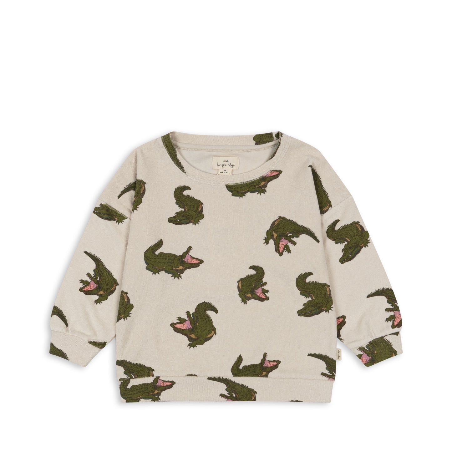 ITTY Organic Cotton Sweatshirt Crocodile