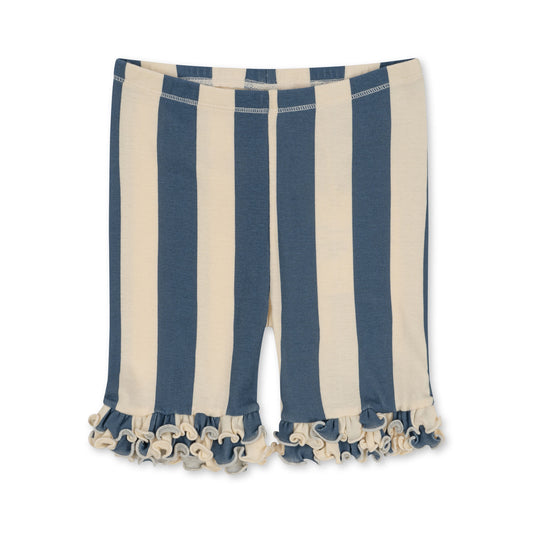 Summer Classic Organic Cotton Frill Leggings Short Stripe