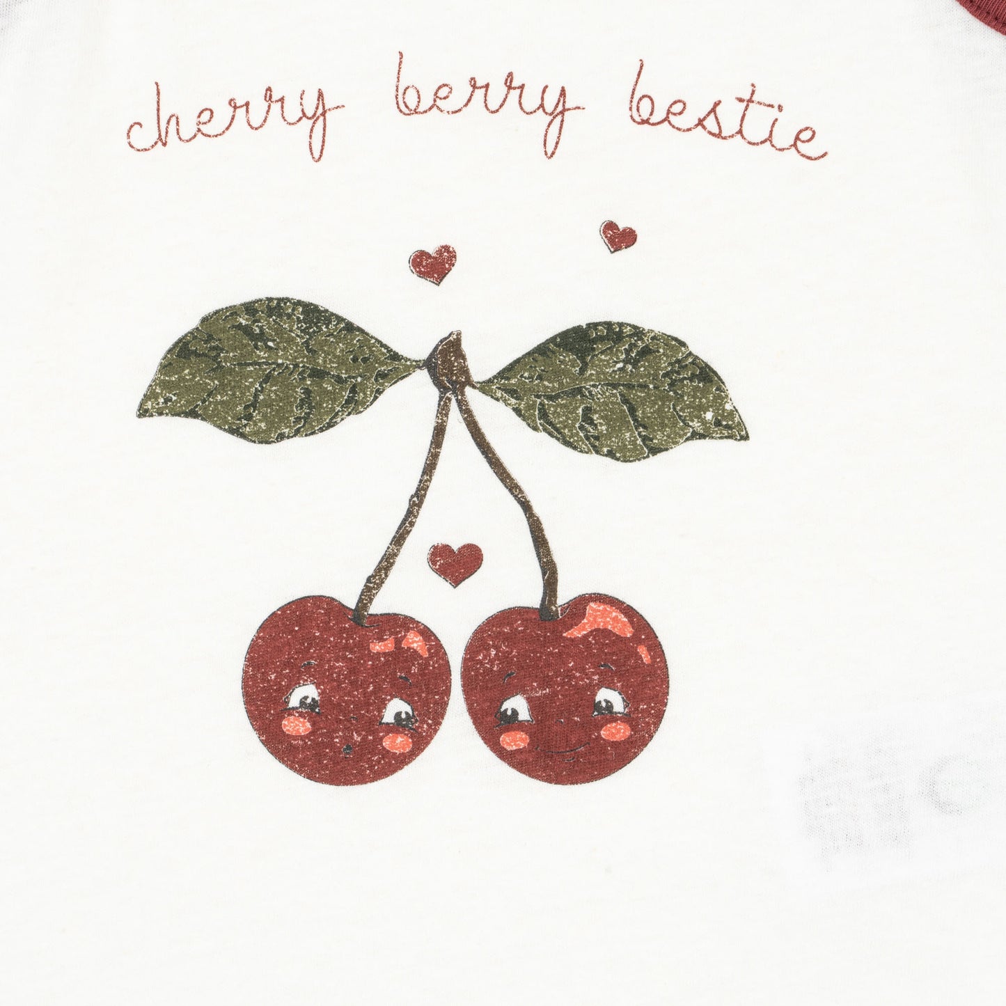 ERA Organic Cotton Strap Top Cherry