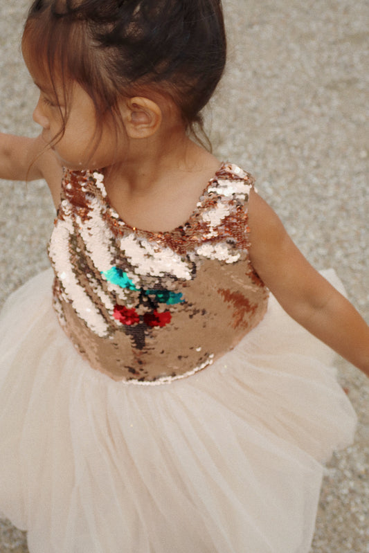 MINNU Sleeveless Dress Cherry