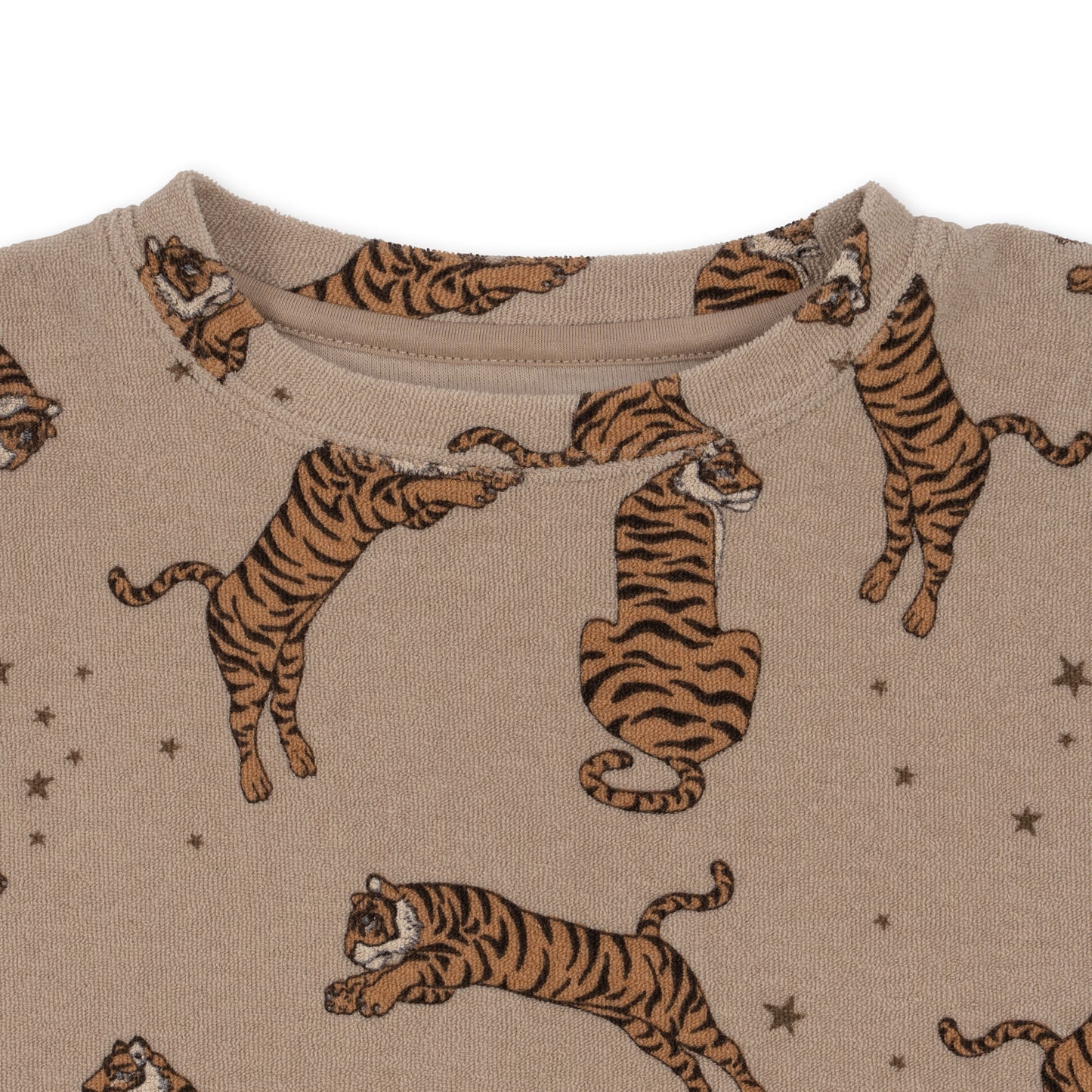 ITTY Organic Cotton Sweatshirt Tiger Sand