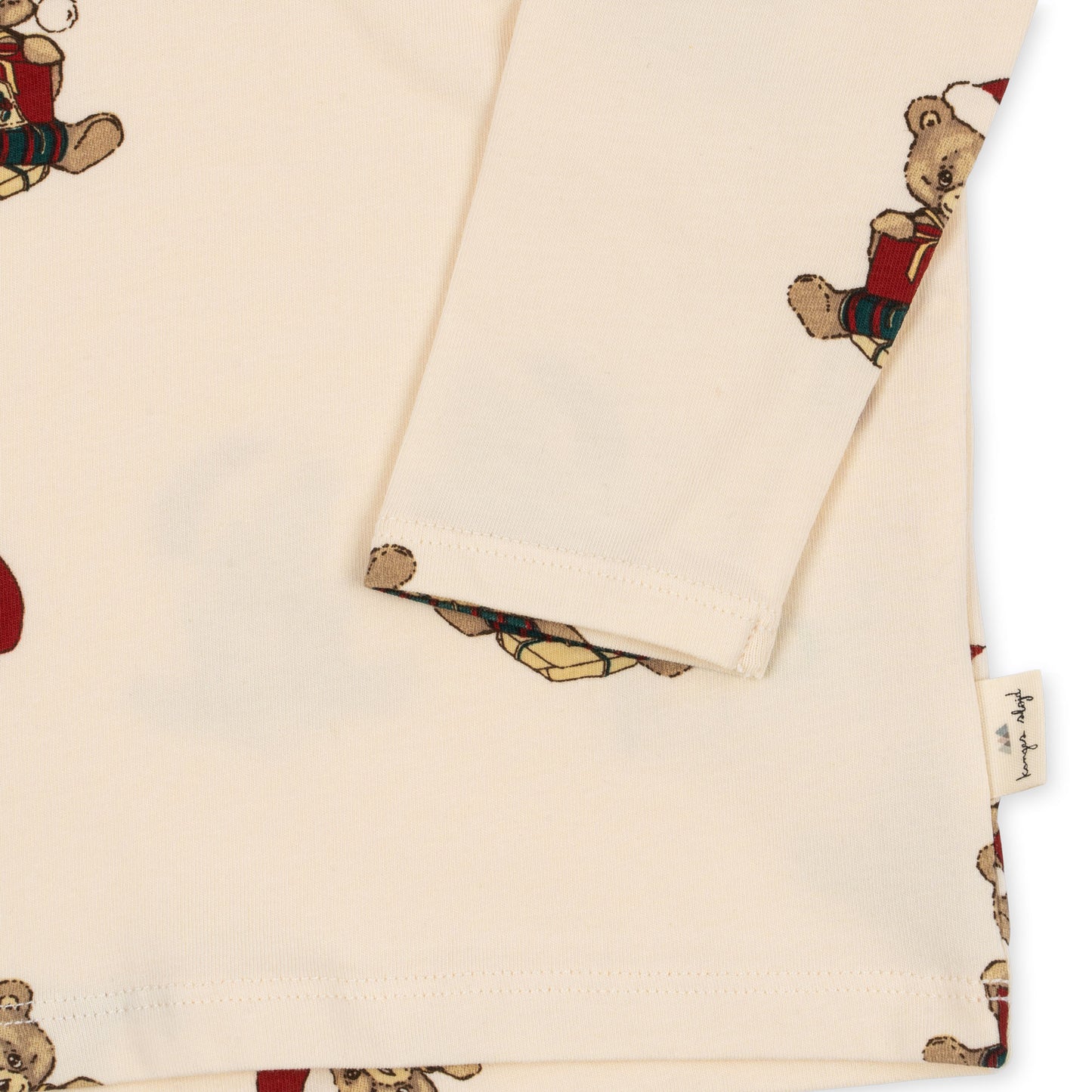 Christmas Organic Cotton Pajama Sets Teddy