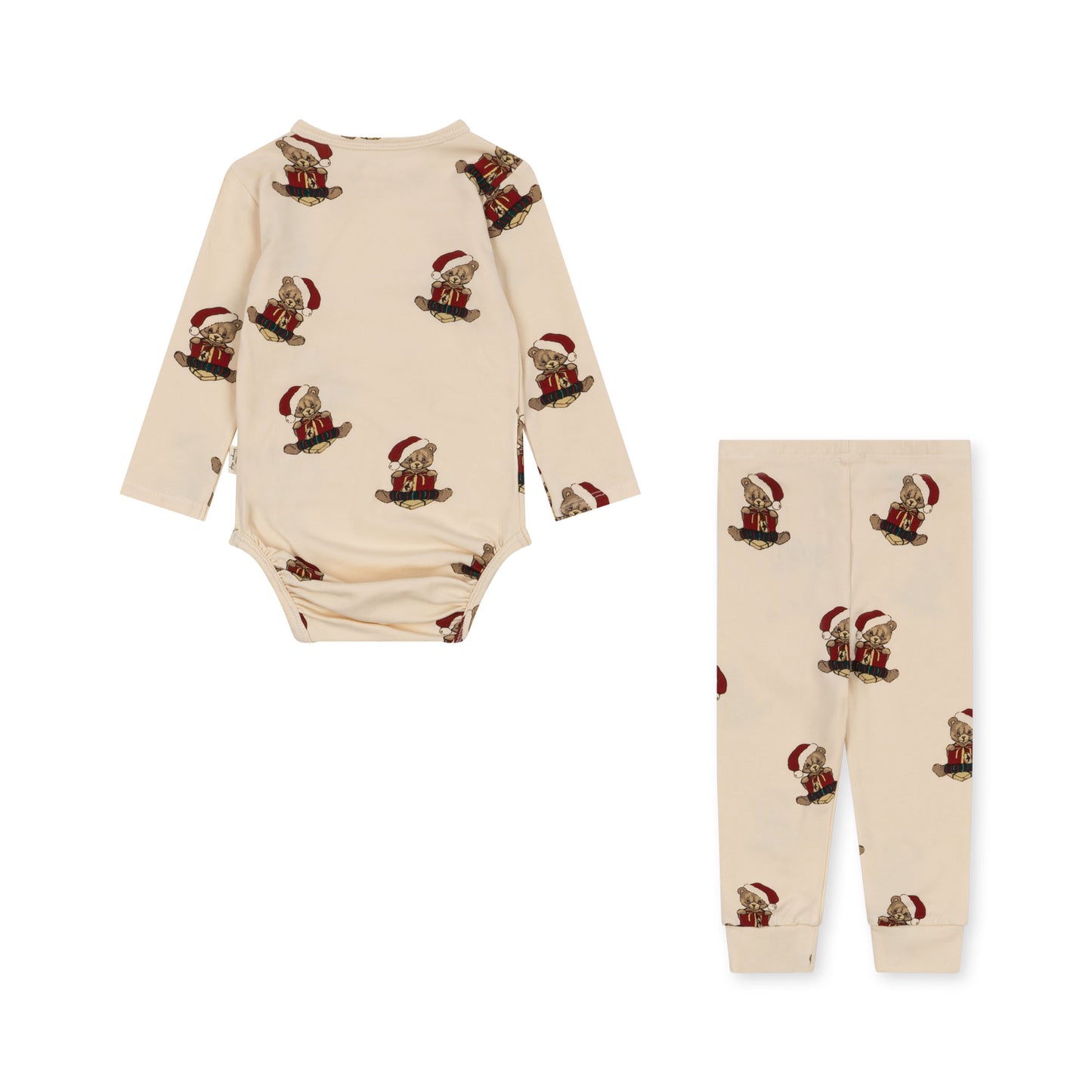 Christmas Baby Organic Cotton Pajamas Sets Teddy