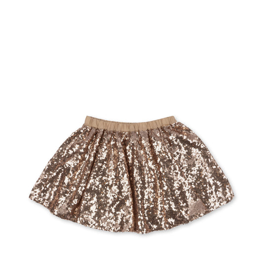 Starla Sequin Skirt Gold Blush