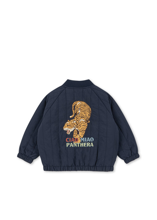 JUNO Tiger Bomber Jacket Navy