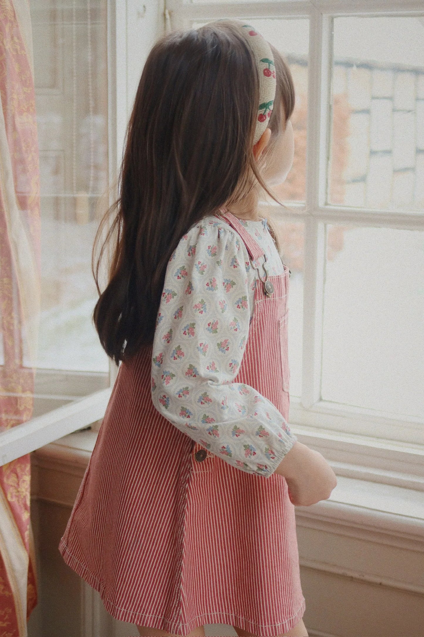 Beaded Headband Cherry