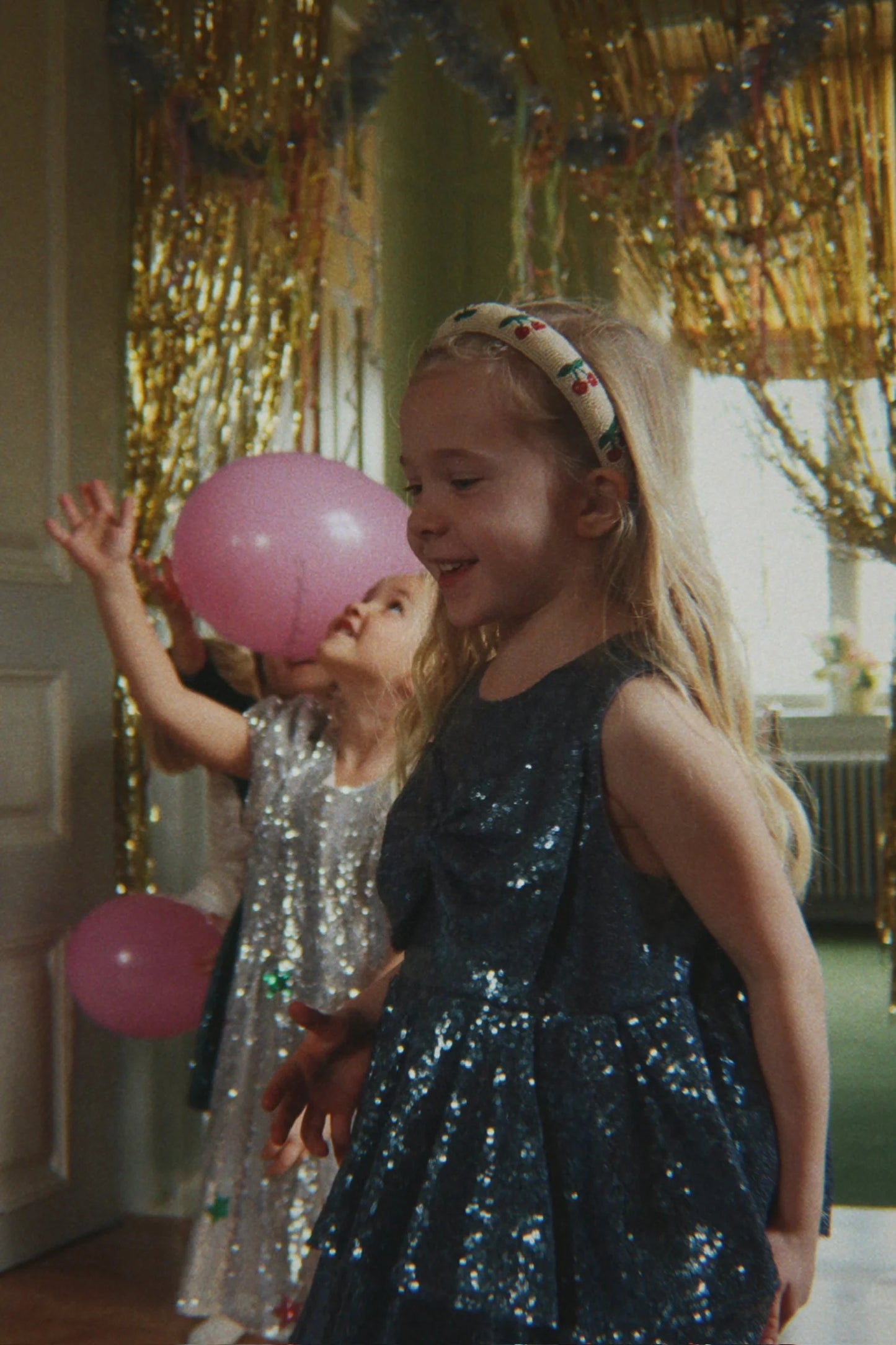 Beaded Headband Cherry