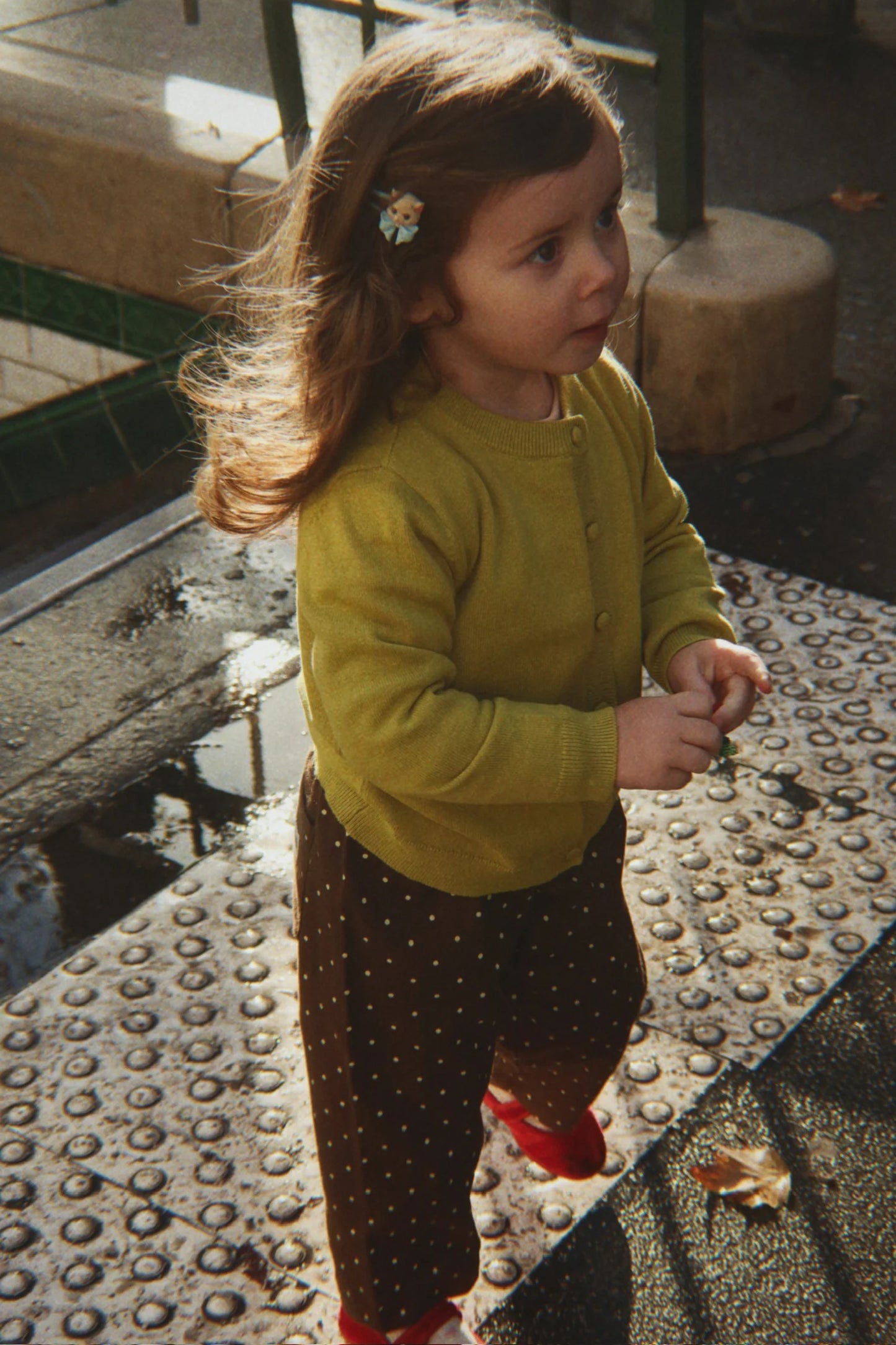 Konges Sløjd ALFE Pants Polka Dot Kids Organic Cotton Trousers Brown