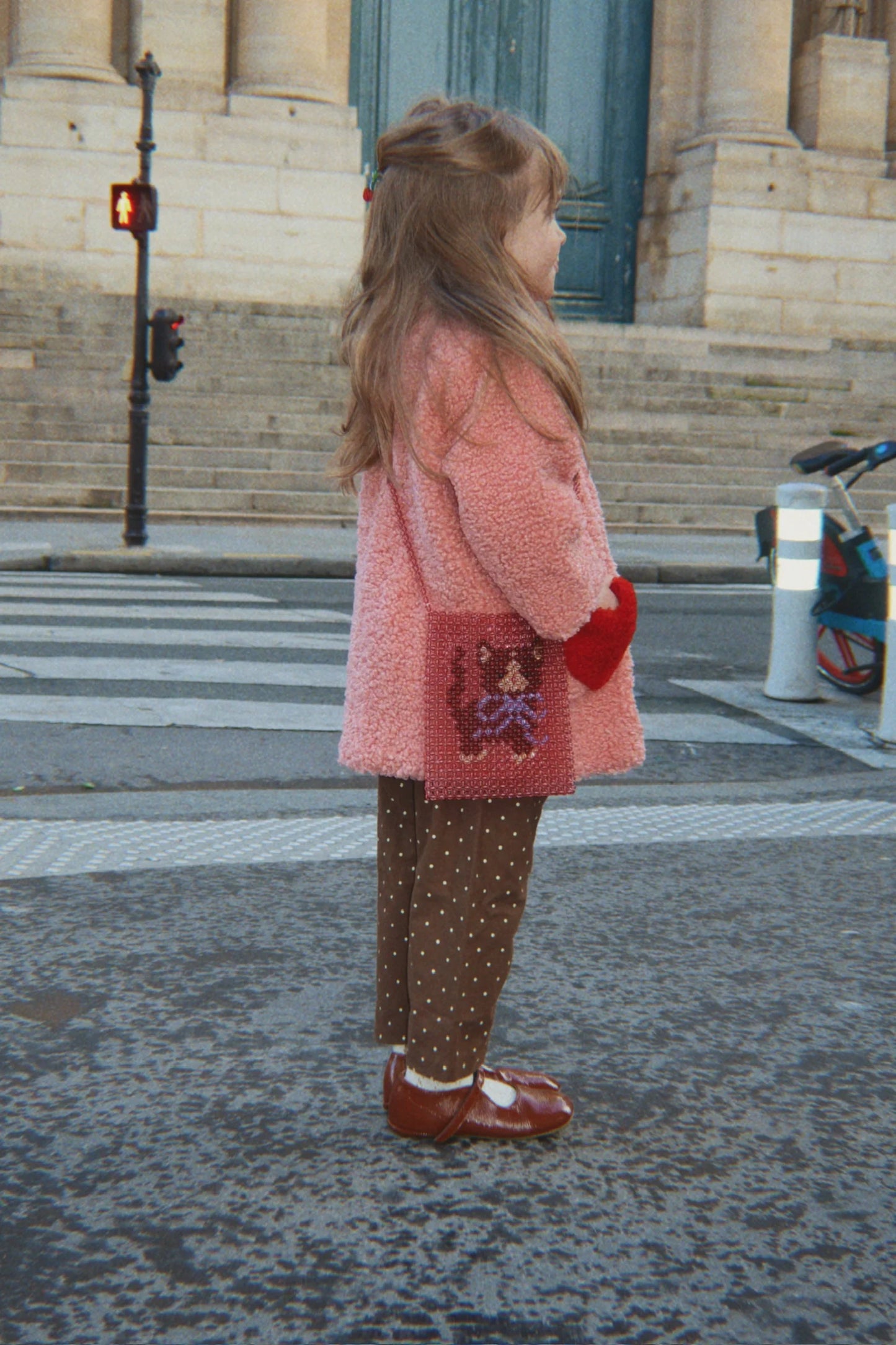 Konges Sløjd ALFE Pants Polka Dot Kids Organic Cotton Trousers Brown