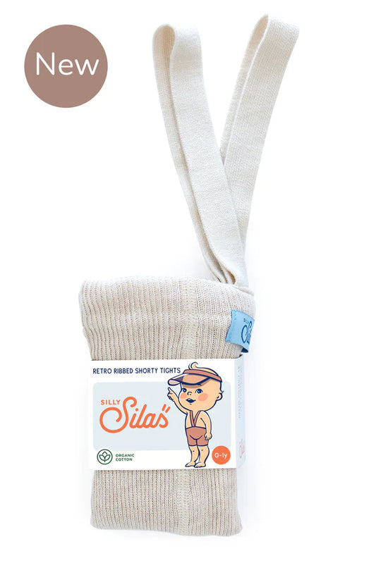 Shorty Organic Cotton Tights Cream Blend