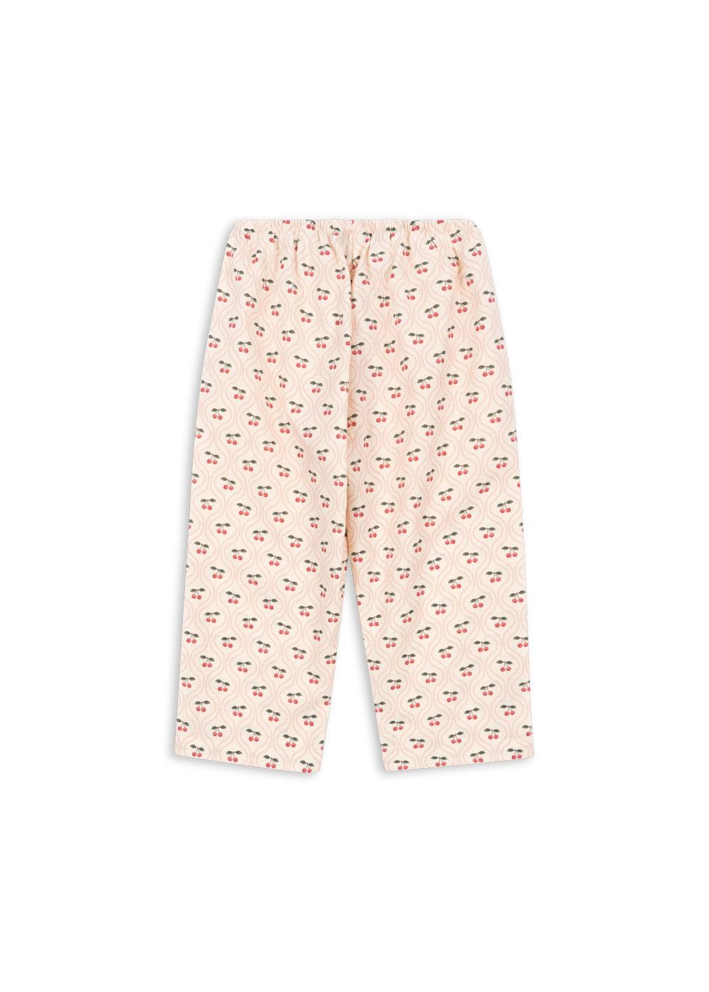 CIANNA Organic Cotton Pants Cherry Printed Pale Pink