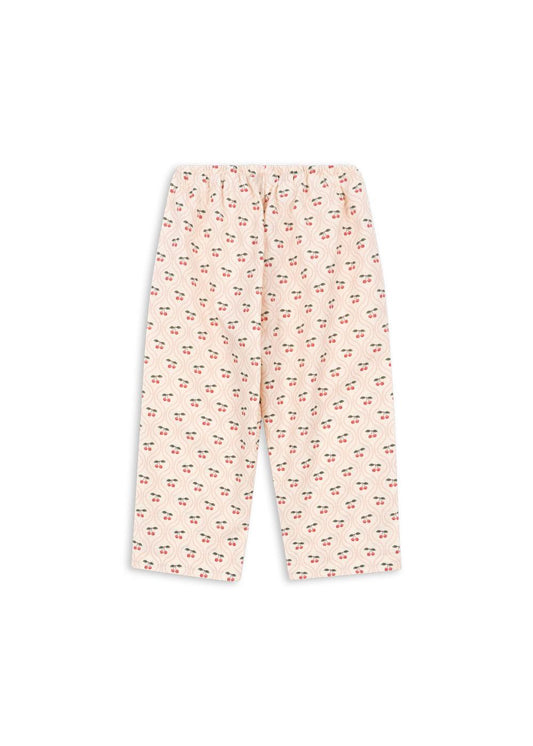 CIANNA Organic Cotton Pants Cherry Printed Pale Pink