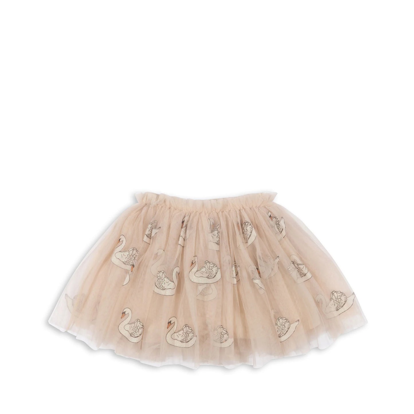 Konges Sløjd Fayette Skirt Swan Print Tulle Tutu Skirt