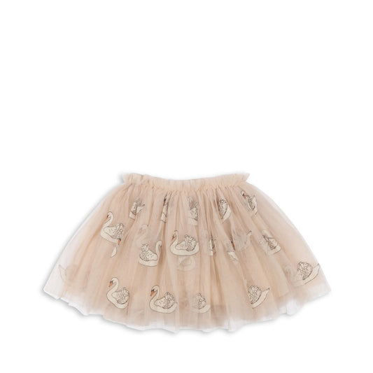 Konges Sløjd Fayette Skirt Swan Print Tulle Tutu Skirt