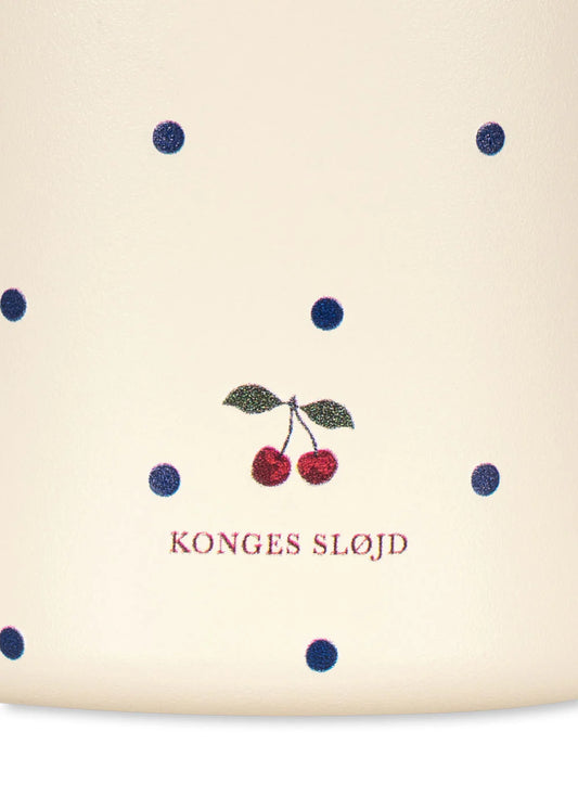 THERMO Bottle 500ml Cherry Dot Navy