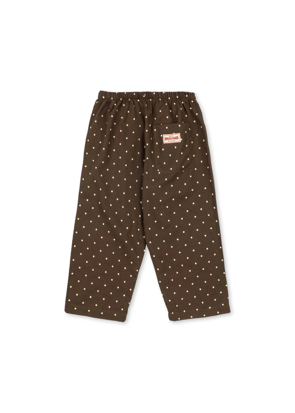 Konges Sløjd ALFE Pants Polka Dot Kids Organic Cotton Trousers Brown