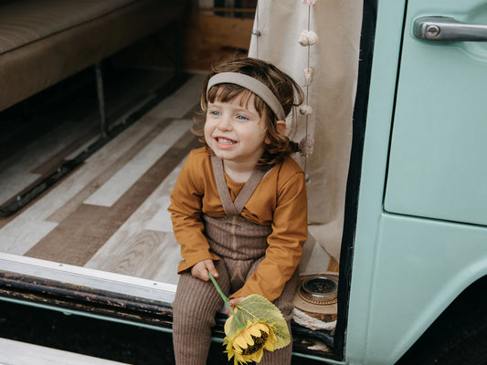 Hippy Footless Organic Cotton Cocoa Blend