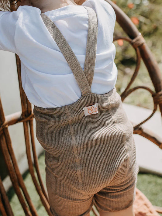 Shorty Organic Cotton Tights Peanut Blend