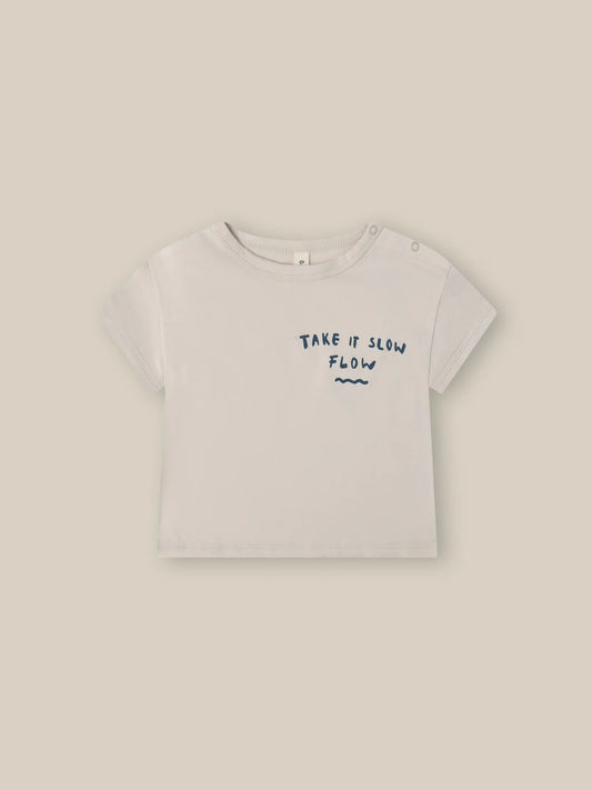 Take it slow. Flow. Boxy Organic Cotton T-shirt