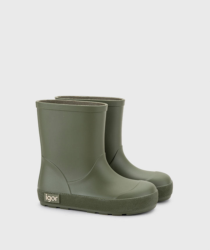 IGOR Yogi Kids Rain Boots – Khaki Green