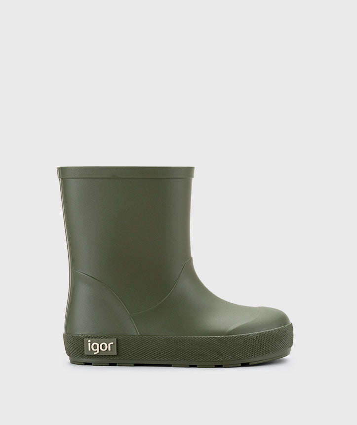 IGOR Yogi Kids Rain Boots – Khaki Green