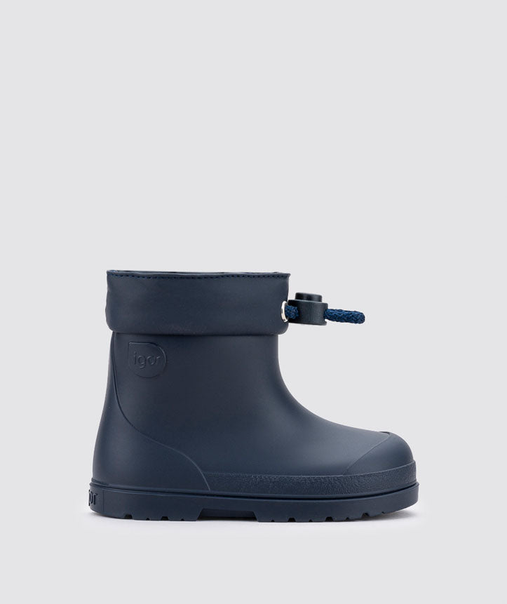 IGOR Mendi Kids Barefoot Rain Boots Navy-Marino