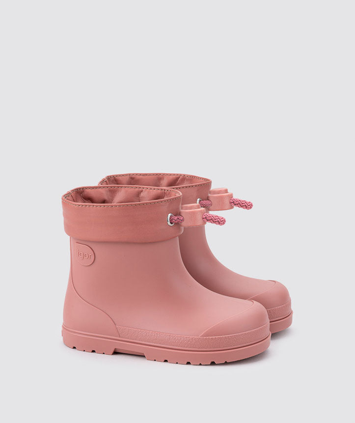 IGOR Mendi Kids Barefoot Rain Boots Pink-Rose
