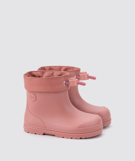 IGOR Mendi Kids Barefoot Rain Boots Pink-Rose