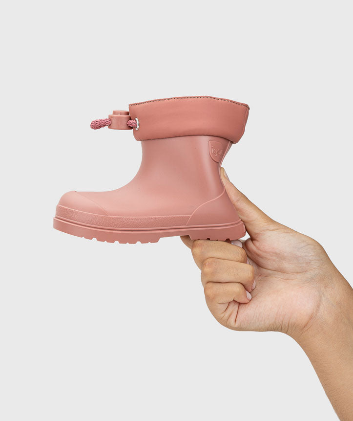 IGOR Mendi Kids Barefoot Rain Boots Pink-Rose