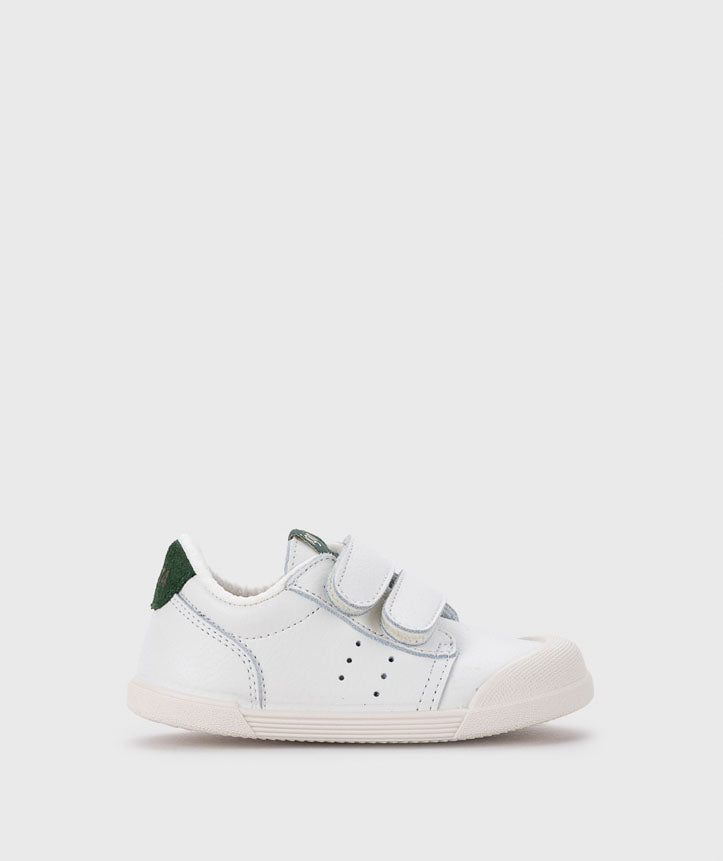 IGOR Tennis Musgo Kids Leather Sneakers White & Green
