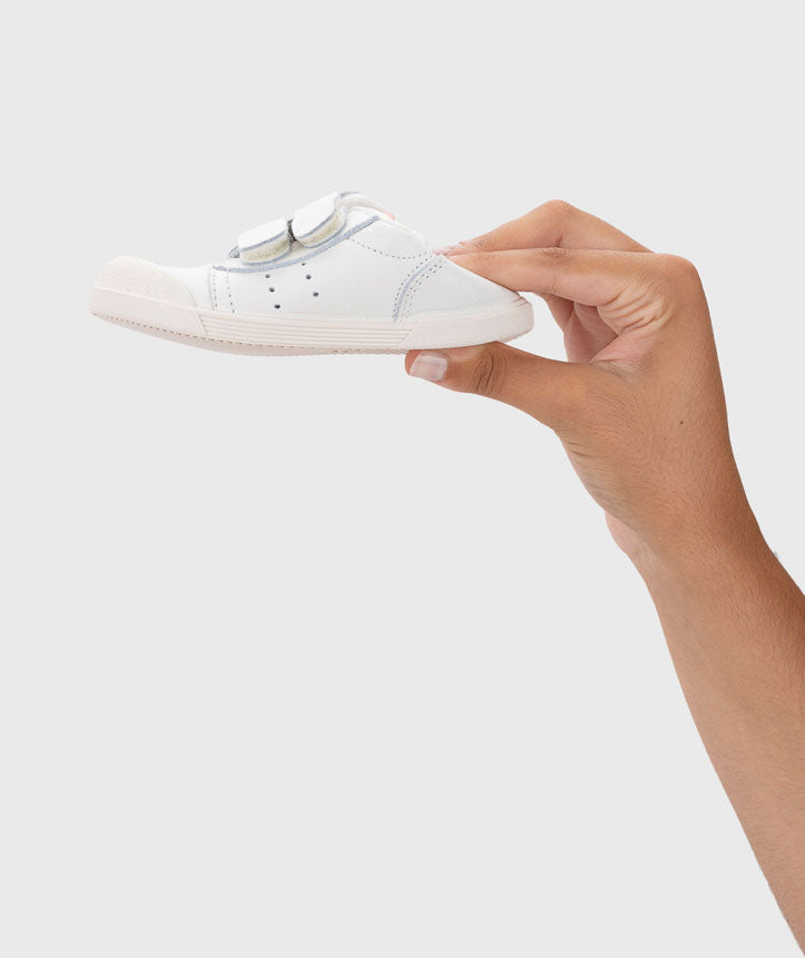 IGOR Tennis Rosa Kids Leather Sneakers White & Pink