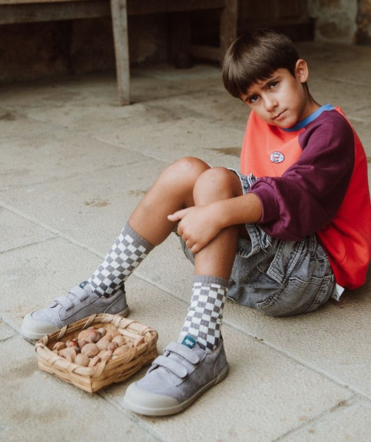 IGOR Tennis Suede Topo Kids Sneakers Taupe