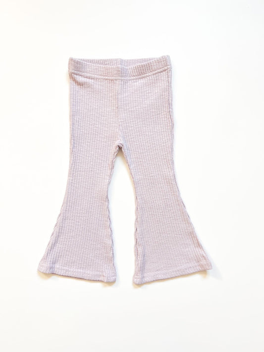 Modal Flare Trousers Lilac