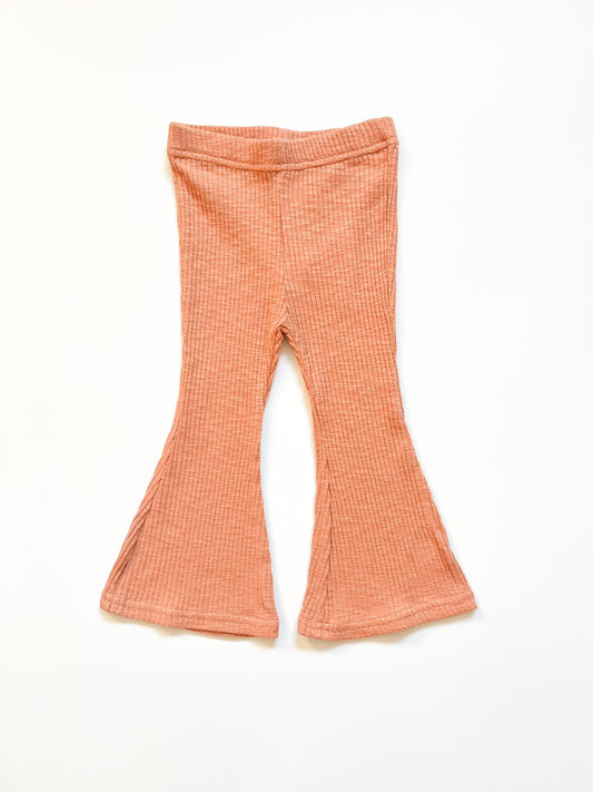 Modal Flare Trousers Terracotta