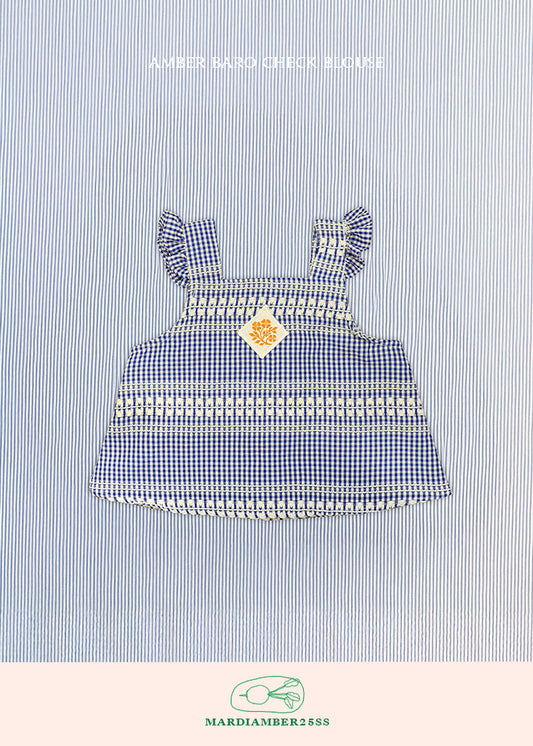 【Pre-order】Baro Check Blouse