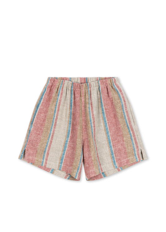 VENICE Boys Striped Linen Summer Shorts