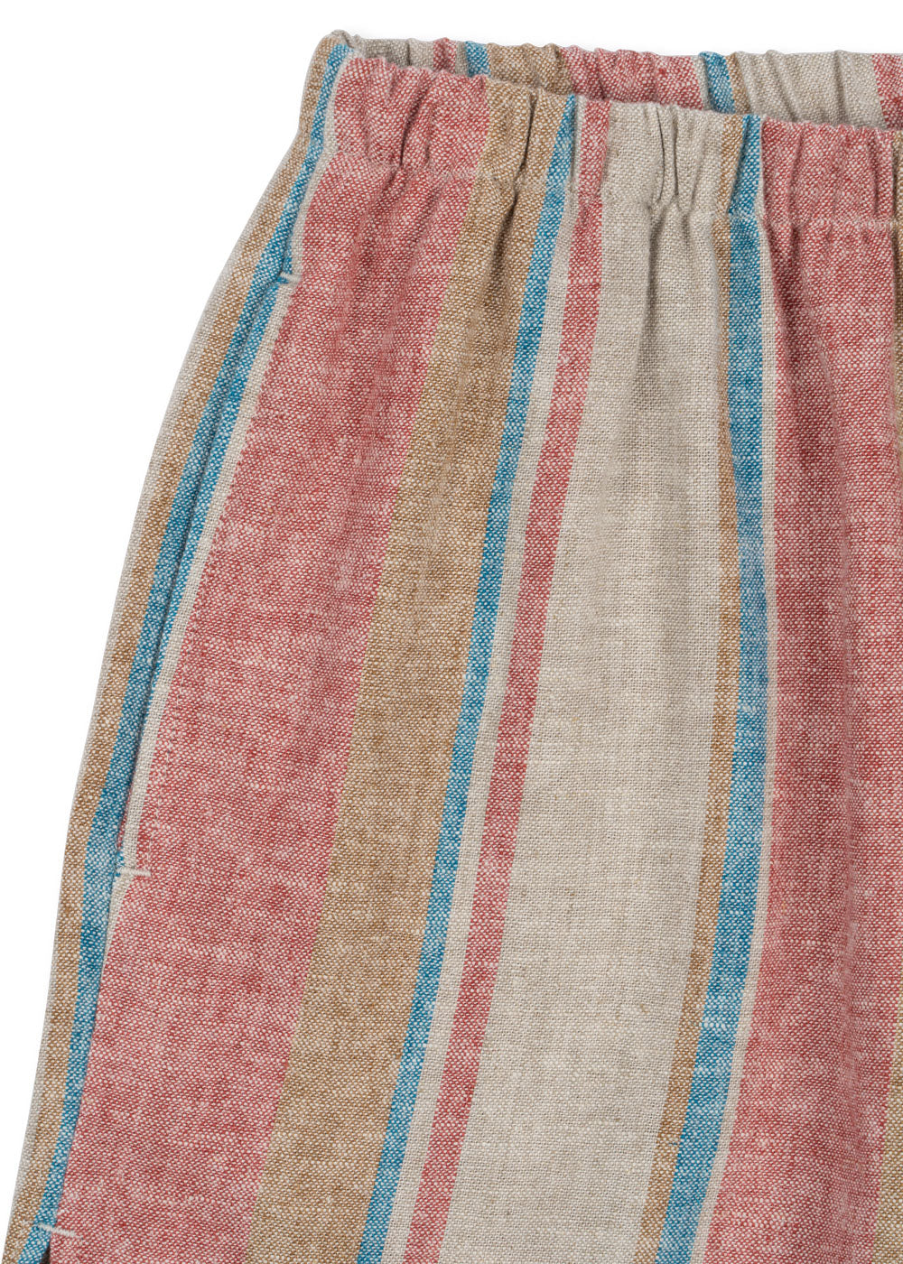 VENICE Boys Striped Linen Summer Shorts