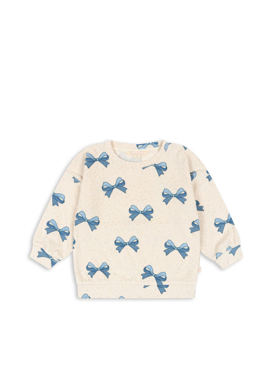 ITTY Long Sleeves Sweatshirts Organic Cotton Bow Printed